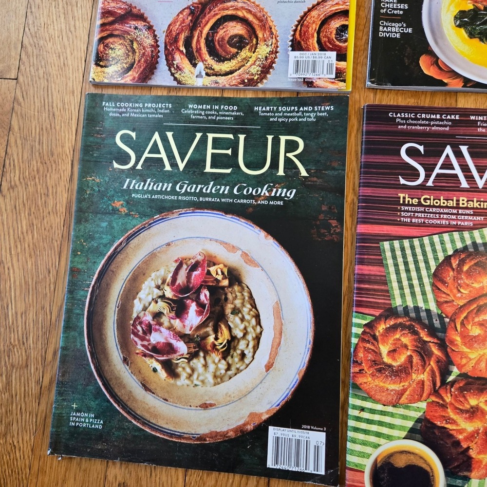 Saveur‎ Magazine Lot 6 Issues 2018-2019 25th Anniversary Global Baking - Picture 4 of 8